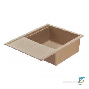 Мойка для кухни из литого мрамора Aquaton Делия 65 песочный 1A718632DE220  (1A718632DE220)