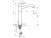 Смеситель Hansgrohe Metris Classic 31077000 для раковины