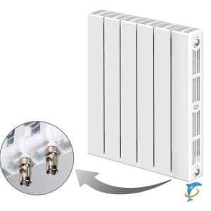 Биметаллический радиатор RIFAR SUPReMO 350 Ventil 8 секций (SUPReMO Ventil 350 x8)