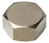 Заглушка STOUT  3/8 ВР никелированная — 