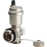 Stout Регулируемый концевой фитинг с дренажным вентилем, автоматический воздухоотводчик 1&quot; — 