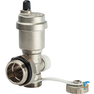 Stout Регулируемый концевой фитинг с дренажным вентилем, автоматический воздухоотводчик 1"  (SMS-1000-010001)