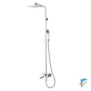 Смеситель Lemark Unit LM4562C для ванны и душа с регулируемой высотой штанги  (LM4562C)