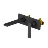 Смеситель для раковины встроенный Timo Helmi 4071/03SM черный — 