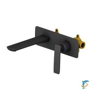 Смеситель для раковины встроенный Timo Helmi 4071/03SM черный  (4071/03SM)