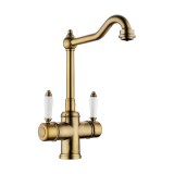 Смеситель OMOIKIRI Tottori-AB для кухни, античная латунь &mdash; 