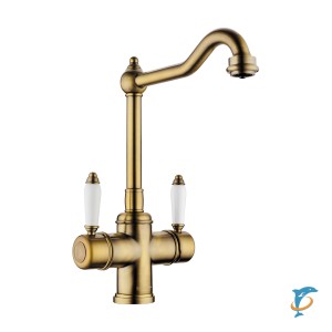 Смеситель OMOIKIRI Tottori-AB для кухни, античная латунь  (4994009)