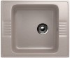 Односекционная мойка с отверстием под смеситель ULGRAN U-204 песочный — 