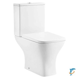 Унитаз-компакт Azario Nigel 385х616х785 напольный, безободковый, с быстросъемным сиденьем микролифт (AZ-55)  (AZ-55)