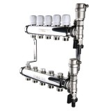 Коллекторная группа VALTEC 1''x 3/4 на 4 выхода — 