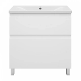 Тумба под раковину Misty Лаки 80 (белая) — 