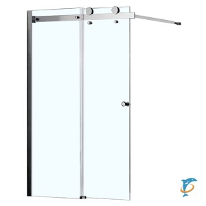 Шторка для ванны раздвижная Azario 100х150 цвет профиля хром (AZ-NKB6121 1000)  (AZ-NKB6121 1000)