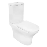 Унитаз-компакт Azario Tesoro 350х650х830 напольный, безободковый, система смыва "Торнадо", быстросъемное сиденье микролифт (AZ-8501) &mdash; 