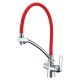 Смеситель Lemark Comfort LM3070C-Red для кухни  с подключением к фильтру с питьевой водой  (LM3070C-Red)