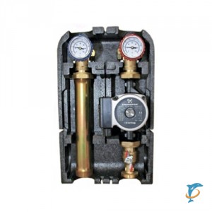 Насосная группа STOUT с термостатическим смесительным клапаном 1" без насоса  (SDG-0002-002501)