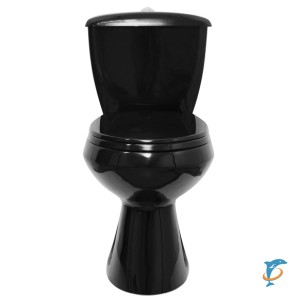 Унитаз - компакт Оскольская керамика Элисса чёрный  (7480)