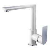 Смеситель для кухни HAIBA HB70505-8 латунь, белый/хром — 