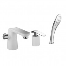 Смеситель встраиваемый Lemark Melange LM4947CW на борт ванны — 