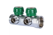 STOUT Коллектор регулирующий 1&quot;, 2 отвода 3/4&quot; ЕК — 