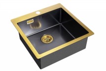 Кухонная мойка Zorg INOX A 5151 BR/GRAFIT —     врезная;
    прямоугольная;
    одночашевая мойка;
    из нержавеющей стали;
    размеры (ШхГ) 51х51 см;