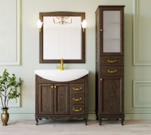 Комплект ValenHouse Эллина 80 кальяри с пеналом, фурнитура золото — 