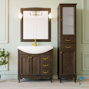 Комплект ValenHouse Эллина 80 кальяри с пеналом, фурнитура золото  (E80_KПKЗ)