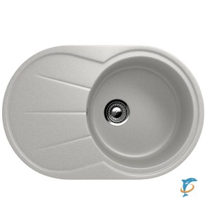 Односекционная реверсивная мойка ULGRAN U-503 серый  (U-503-310)