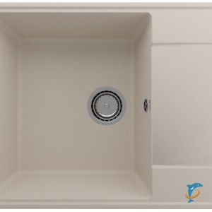 Мойка ULGRAN Quartz Prima 605 Лен  (Prima 605-02)