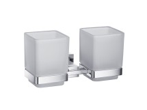 Стакан двойной для зубных щеток Timo Selene 10034/00 Хром — 