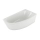 Ванна акриловая Azario KAPRIS 170х90 правая, AV.0061170  (AV.0061170)