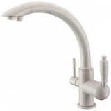 Смеситель для кухни под фильтр Бежевый мрамор Kaiser Vincent 31244-7 — 