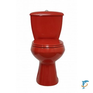 Унитаз - компакт Оскольская керамика Элисса красный  (7458)