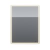 Шкаф зеркальный Lemark ELEMENT 60х80см 1 дв, петли справа, с подсветкой, с розеткой, Белый глянец — 