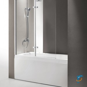 Душевая шторка на ванну Cezares ECO-O-V-21-120/140-C-Cr (ECO-O-V-21-120/140-C-Cr)