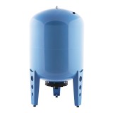 Гидроаккумулятор 150 ВП &mdash; Бак имеет объем 150 литра, металлический фланец, горизонтальное расположение и рекомендуется для автоматических систем водоснабжения с поверхностными и погружными насосами.