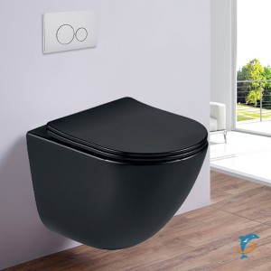 Унитаз подвесной ESBANO LOTUS черный матовый  (ESUPLOTUBM)