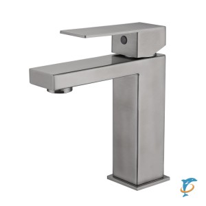 Смеситель для раковины HAIBA HB10803-2, нержавеющая сталь  (HB10803-2)