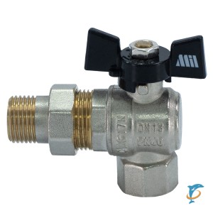 Кран американка угловой "Millennium" 3/4  (KVBGU3434)