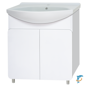 Тумба с раковиной Misty Чегет 75 напольная  (П-Чег-01075-011+Misty_28230)