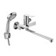 Смеситель DECOROOM DR23043 одноручный  для ванны универсальный с поворотным изливом 300 мм  (DR23043)