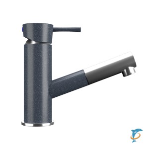 Смеситель для кухонной мойки Ulgran U-009 антрацит  (U-009-343)