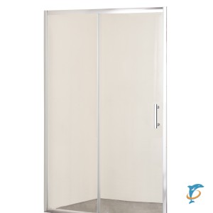 Душевая дверь, прозр.стекло 6мм,хром. профиль 120*195см  (TA-120-1CP)