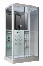 Душевая кабина Loranto Selak CS 127 R 90х120х215 см белая — 