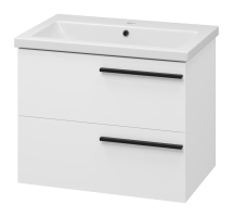 Тумба для комплекта Misty Ненси 70 подвесная белая — 