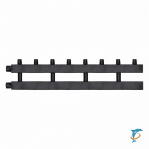 Распределительный коллектор дублер рядный стальной Millennium 1 1/2"-1" MKD на 6 контура MKD25140.6M  (MKD25140.6M)