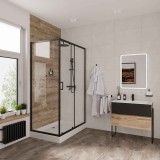 Душевое ограждение Niagara NG-6812-08 BLACK (120х80х190) — 