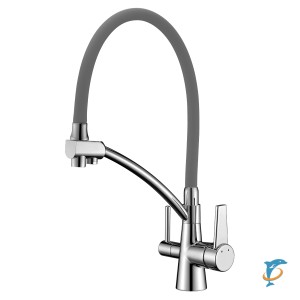 Смеситель Lemark Comfort LM3071C-Gray для кухни  с подключением к фильтру с питьевой водой  (LM3071C-Gray)