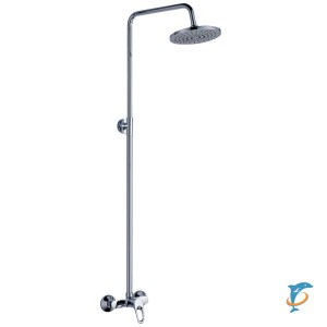 Смеситель Rossinka B35-44 для душа с регулируемой высотой штанги и лейкой "Тропический дождь"  (B35-44)