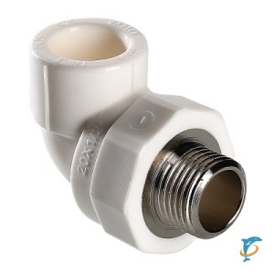 Угольник PPR с переходом на наружную резьбу VALTEC 25 мм х 1/2"  (VTp.753.0.02504)