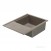 Мойка для кухни из литого мрамора Aquaton Делия 65 серый шёлк 1A718632DE250